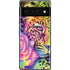 Neon Rainbow Cheetah with Rose by Sheena Pike Google Pixel 6 Pro Skin